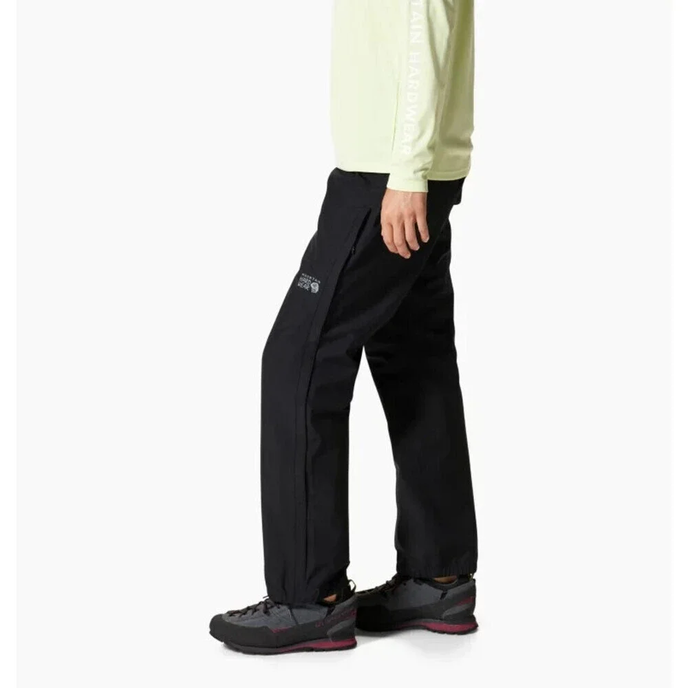 Mountain Hardwear Exposure/2 Paclite Pants Women's XS Black Straight Leg ERK1655